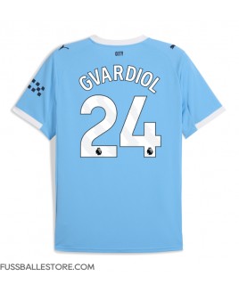 Günstige Manchester City Josko Gvardiol #24 Heimtrikot 2025-26 Kurzarm